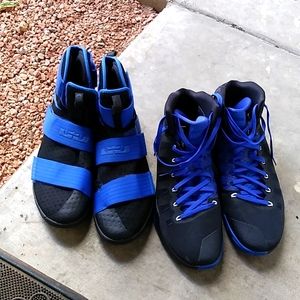 LeBron Soldier 10 plus Nike Hyperdunk 2016 men's size 16 17 get both